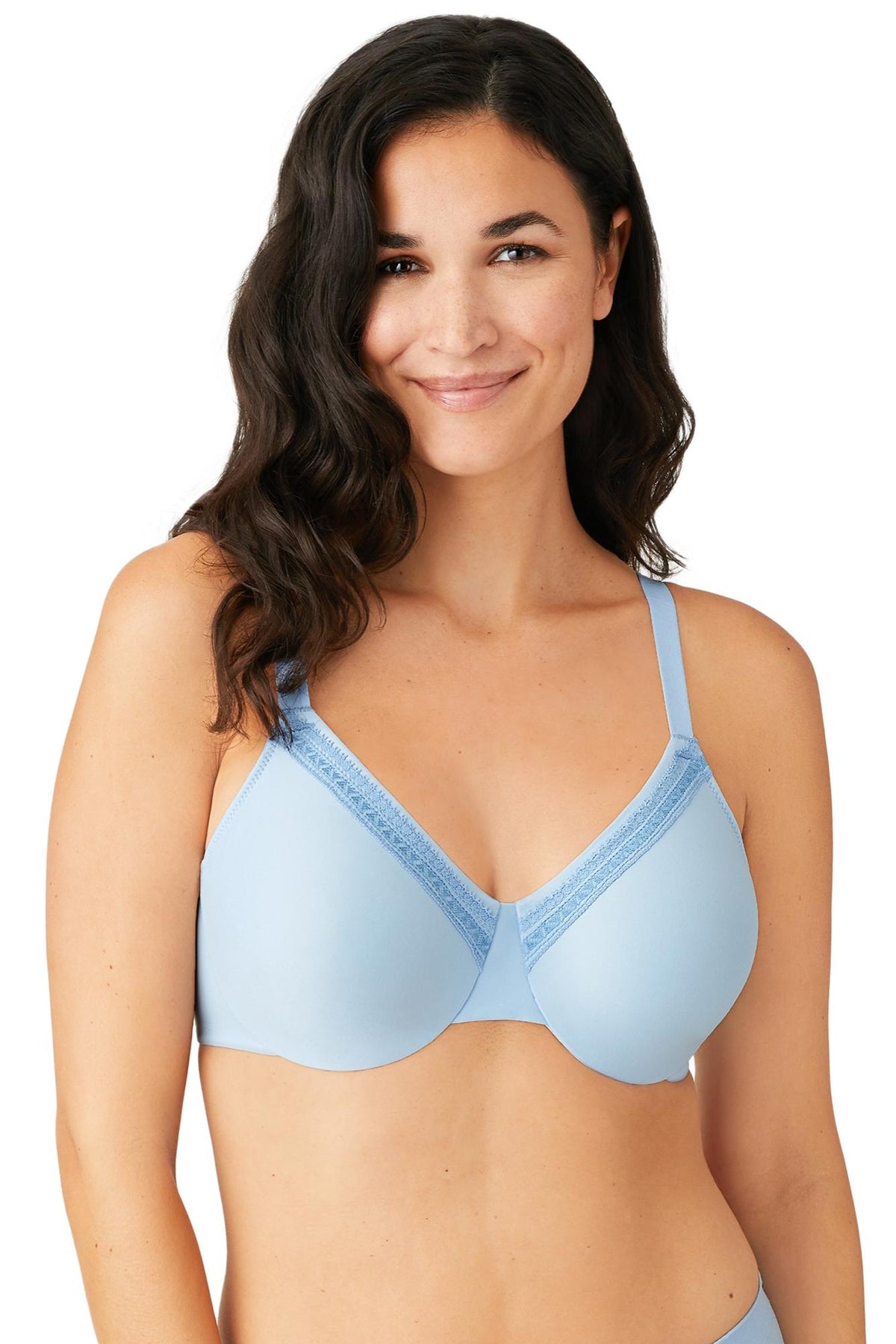 Wacoal Perfect Primer Full Figure Underwire Bra - Chambray Blue - source image 65955