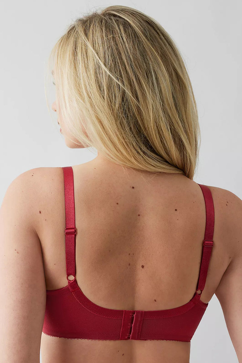 Wacoal Retro Chic Full Figure Underwire Bra - Regina Red - source image 71828