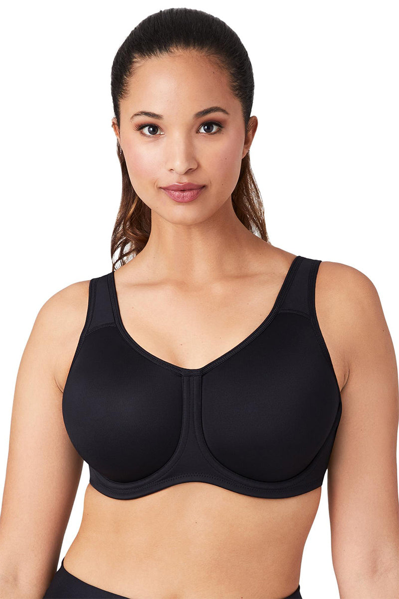 Wacoal Simone Sport Underwire Bra - Black - source image 62598