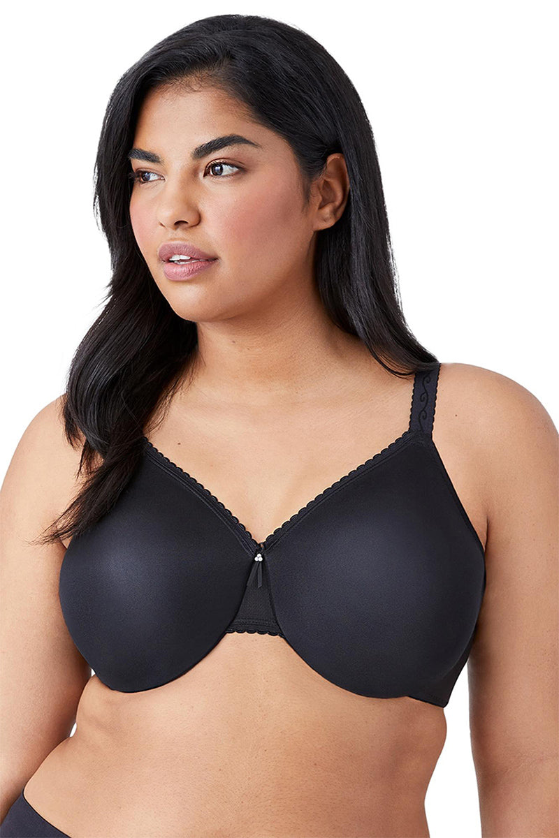 Wacoal Simple Shaping Minimizer Bra - Black - source image 62838