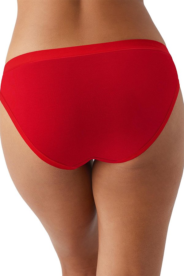 Wacoal Understated Cotton Bikini - Barbados Cherry - source image 62928