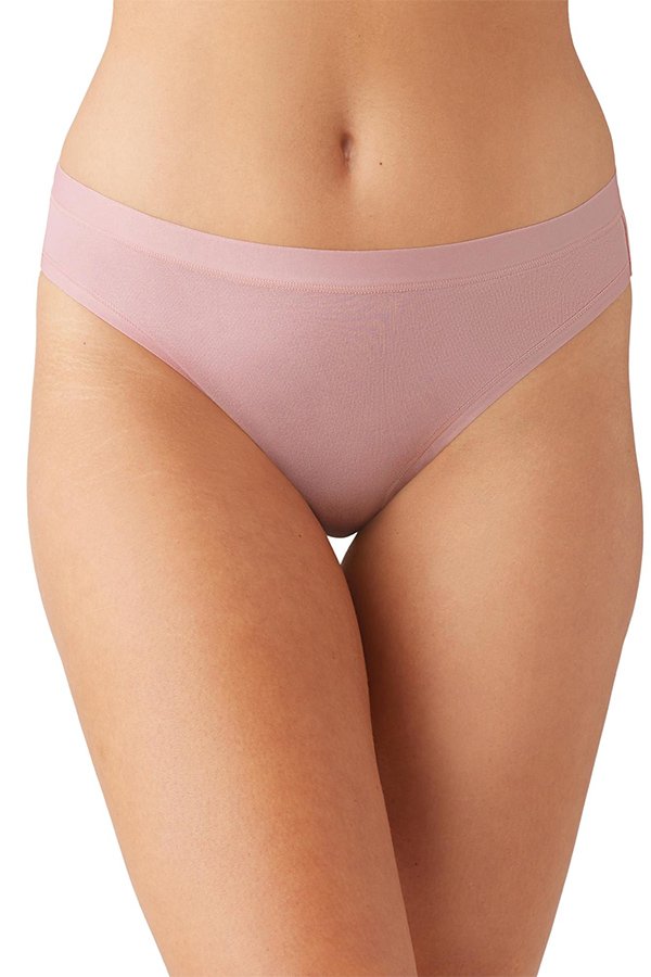 Wacoal Understated Cotton Bikini - Zephyr Pink - source image 62941