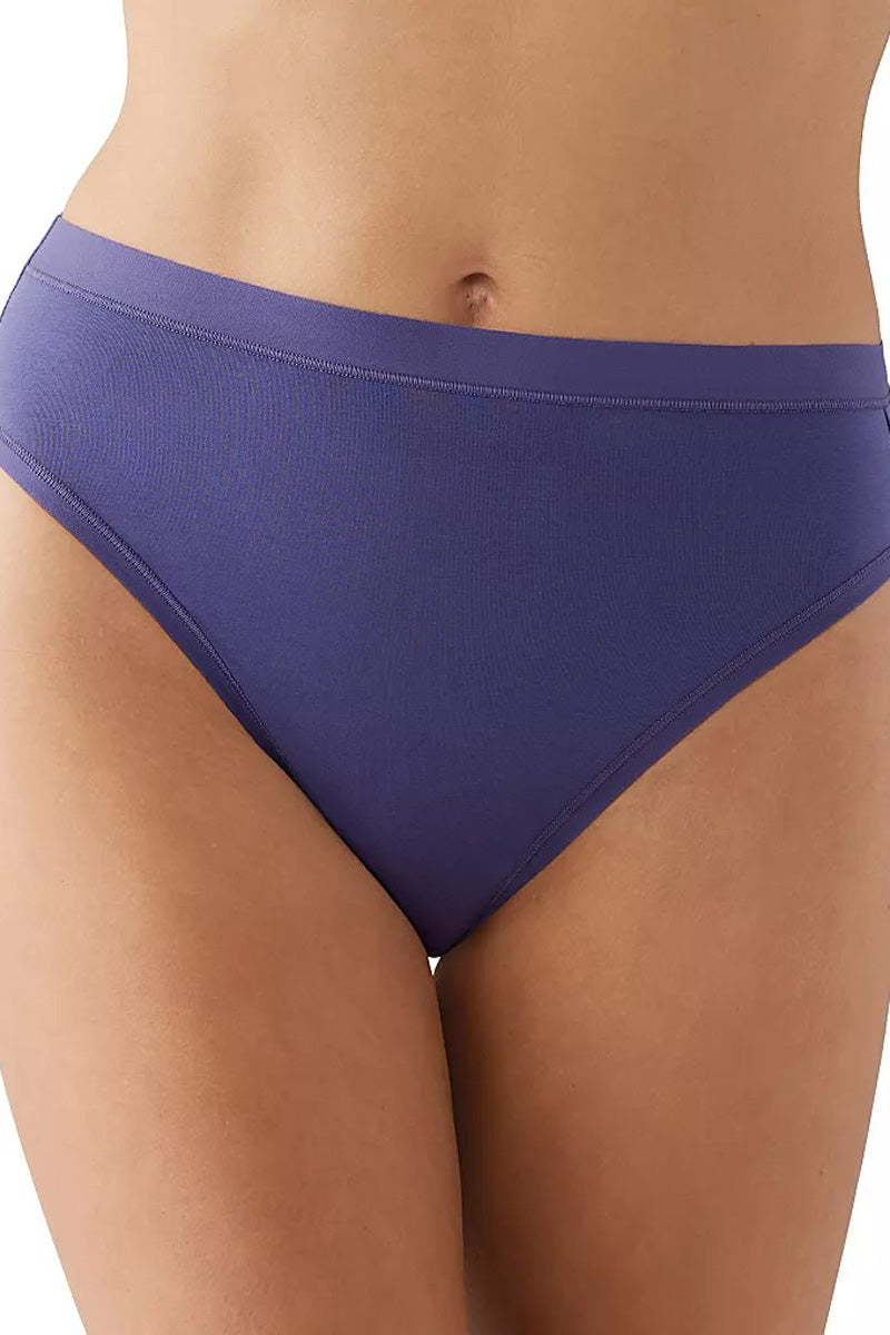 Wacoal Understated Cotton Hi-Cut - Skipper Blue - source image 71463