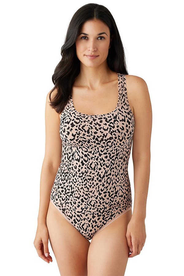 Wacoal Understated Cotton Tank - Cheetah - source image 62072