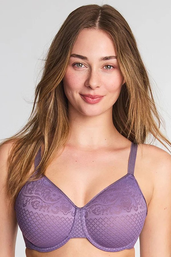Wacoal Visual Effects Minimizer Bra - Italian Grape - source image 75852