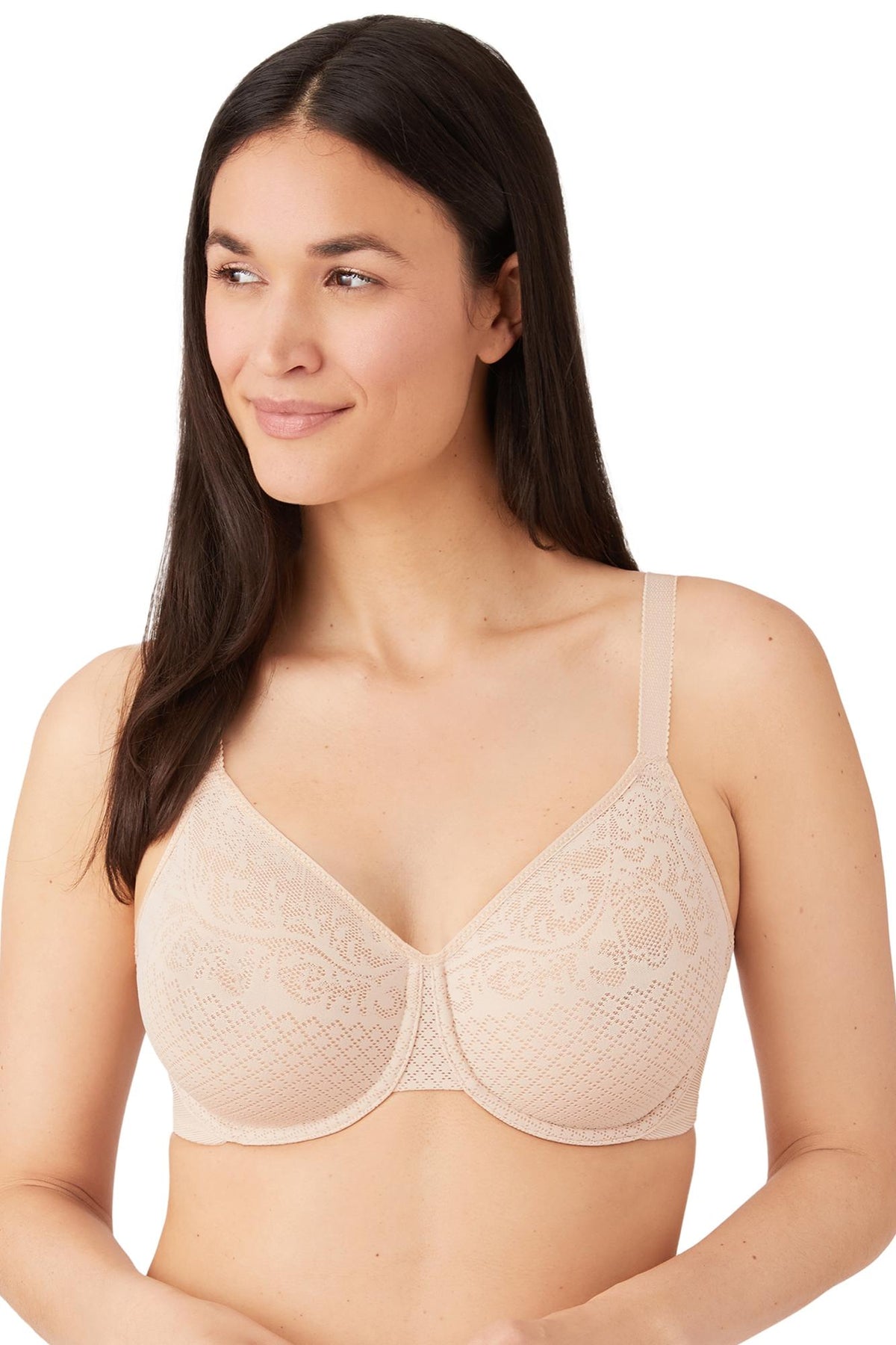 Wacoal Visual Effects Minimizer Bra - Sand - source image 65994